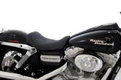 Mustang Wide Tripper Solo Sitz Diamond Schwarz -Harley Davidson Store 11 75 120 3