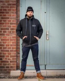 Thunderbike Zip Hoodie Flying Spark Plug Schwarz/grau -Harley Davidson Store 19 40 1281v 6