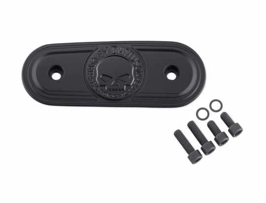 Harley Davidson Luftfilter-Zierblende Willie G Skull Schwarz 1 Harley Davidson Luftfilter-Zierblende Willie G Skull Schwarz