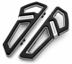 Harley Davidson Empire Fahrer Trittbretter Schwarz Cut