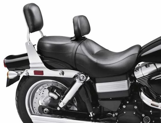 Harley Davidson Signature Series Sitz Mit Fahrerrückenlehne 16" 1 Harley Davidson Signature Series Sitz Mit Fahrerrückenlehne 16"