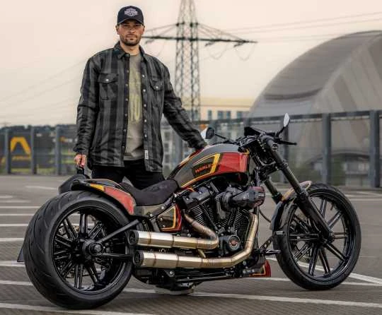 West Coast Choppers Dominator Motorrad Hemd Grau/schwarz CE 4 West Coast Choppers Dominator Motorrad Hemd Grau/schwarz CE – Bild 4