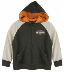 Harley-Davidson Boy Knit Zip Hoodie Jacke