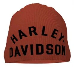 Harley-Davidson Kinder Strickmütze Orange Fine Gauge