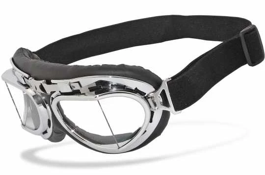Helly Bikereyes Brille RB-2 Chrom & Klar 1 Helly Bikereyes Brille RB-2 Chrom & Klar