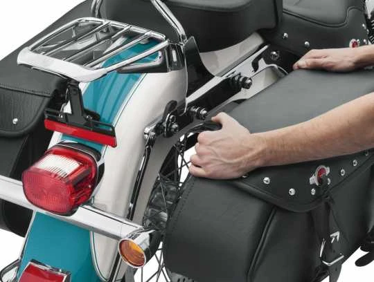 Harley Davidson Abnehmbares Satteltaschen-Umbaukit Mit Schnellverschluss Im Heritage Classic Stil 2 Harley Davidson Abnehmbares Satteltaschen-Umbaukit Mit Schnellverschluss Im Heritage Classic Stil – Bild 2