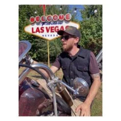 13 1/2 Rain Splitter Denim Weste Schwarz -Harley Davidson Store 937670ck1