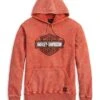 Harley-Davidson Hoodie Westcoast Bar & Shield Vintage Orange