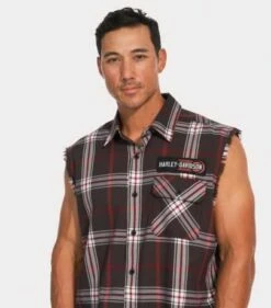 Harley-Davidson Blowout Shirt Sturgis Plaid -Harley Davidson Store 96573 22vm 31