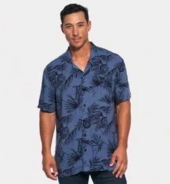 Harley Davidson Kurzarmhemd Celebration Allover Blau -Harley Davidson Store 96579 22vm 3