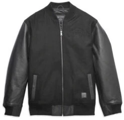 Harley-Davidson Harley Varsity Jacke Schwarz