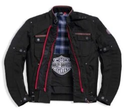 Harley-Davidson Denim Jacke Bailey Schwarz -Harley Davidson Store 97166 23em 31