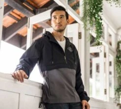 Harley-Davidson Essential Colorblock Anorak Schwarz/grau 7 Harley-Davidson Essential Colorblock Anorak Schwarz/grau -Harley Davidson Store 97441 23vm 41