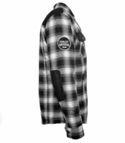 Harley-Davidson Biker Hemdjacke Arterial Karo Schwarz/weiß -Harley Davidson Store 98147 20em 3