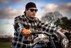 Harley-Davidson Biker Hemdjacke Arterial Karo Schwarz/weiß -Harley Davidson Store 98147 20em 6