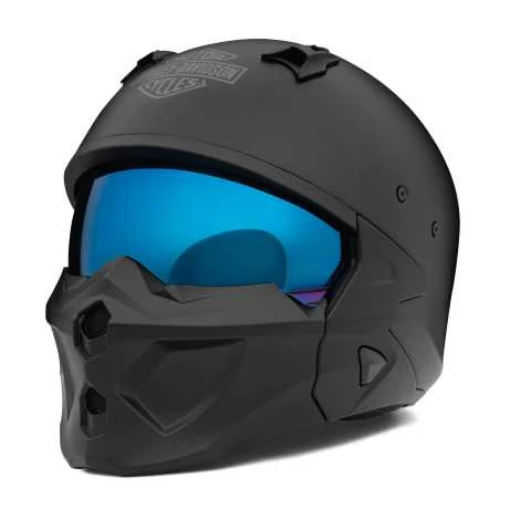 Harley-Davidson Gargoyle Helm X07 2-in-1 Schwarz Matt 1 Harley-Davidson Gargoyle Helm X07 2-in-1 Schwarz Matt