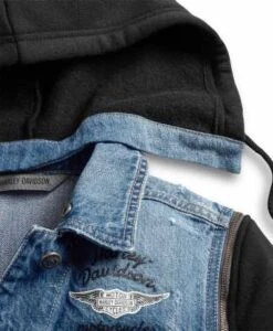 Harley-Davidson Damen Jeansjacke Zip-Off -Harley Davidson Store 98402 20vw 3