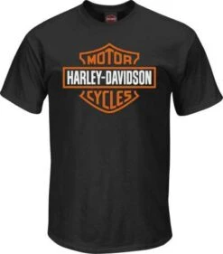 Harley-Davidson T-Shirt Bar & Shield Schwarz