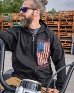 Harley-Davidson Zip Hoodie United Distess Schwarz -Harley Davidson Store r004594v 31