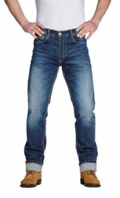 Rokker Biker Jeans Iron Selvage Blau -Harley Davidson Store rok1050v