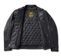 Roland Sands Paramount 74 Lederjacke Schwarz -Harley Davidson Store roland sands paramount74 black4